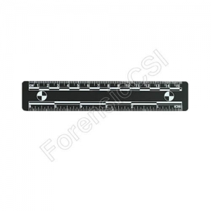 Black Magnetic Photo Ruler 15cm 6 inch
