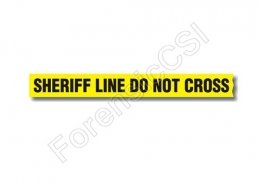 Sheriff Line Do Not Cross Barrier Tape
