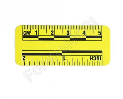 Yellow Photo Ruler 5cm 2 inch